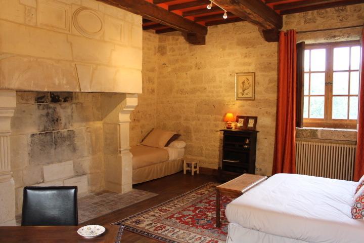 Manoir De La Guerie Bed and Breakfast Ablon Habitación foto