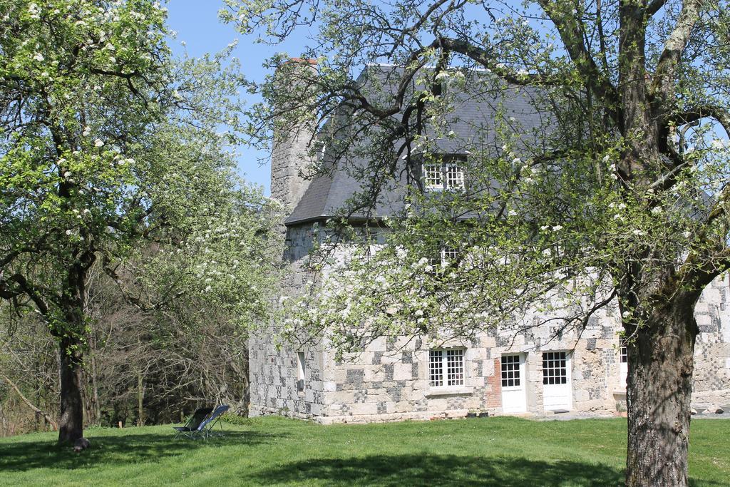 Manoir De La Guerie Bed and Breakfast Ablon Exterior foto
