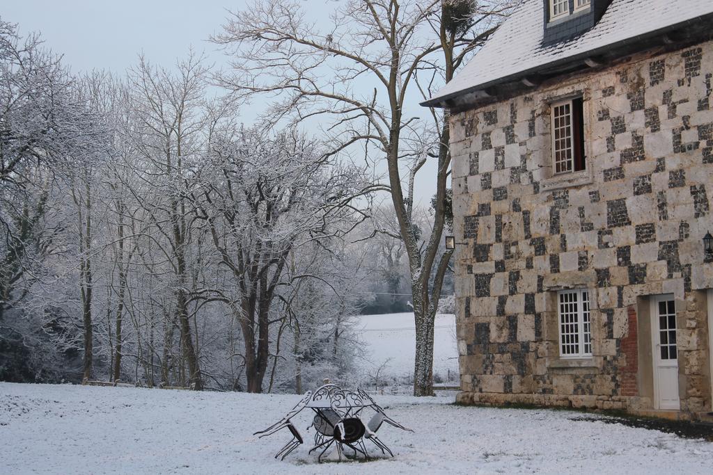 Manoir De La Guerie Bed and Breakfast Ablon Exterior foto
